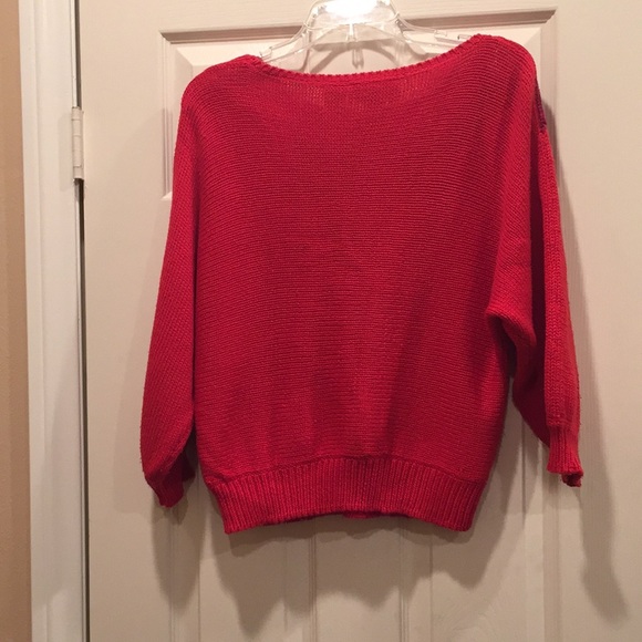 Vintage Jimmy Garcia hand-loomed 3/4 sleeve sweater - Picture 2 of 4